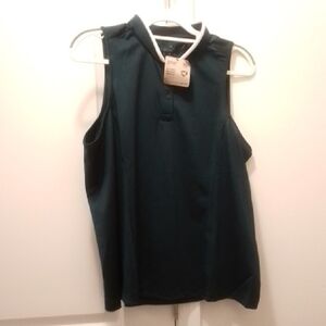 NWT Puma Women's Sleeveless Green Top golf shirt